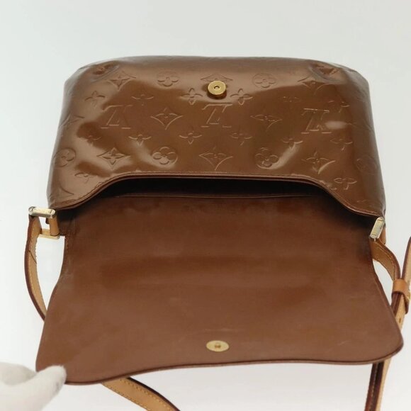 LOUIS VUITTON Monogram Vernis Thompson Street Bag Bronze - Picture 10 of 16